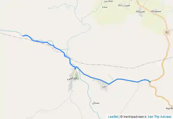 ترک جی پی اس آبشار فدامی-محور داراب به بندرعباس