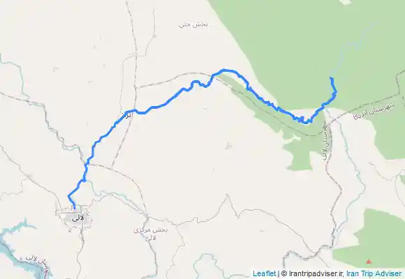 ترک جی پی اس آبشار آرپناه لالی دزفول