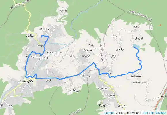 ترک جی پی اس Valasht - ، دریاچه ولشت