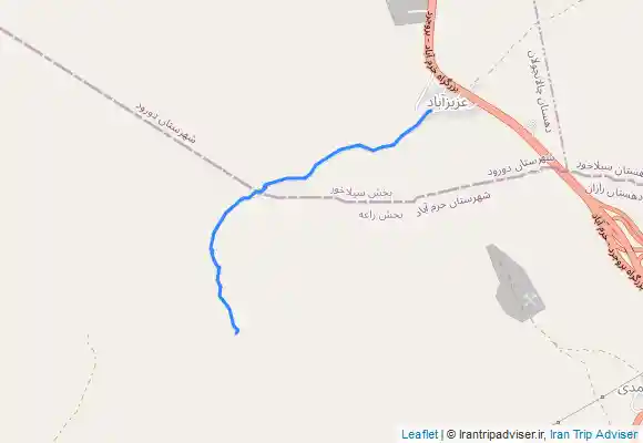 ترک جی پی اس تنگ عزیز آباد لرستان