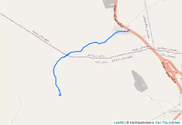 ترک جی پی اس آبشار تنگه عزیز آباد (هفت آبشار)