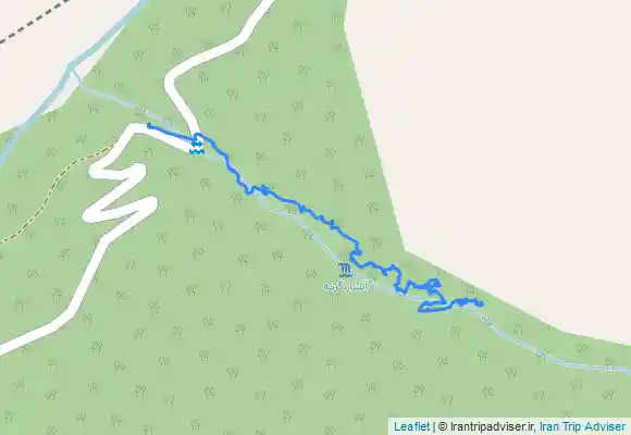 ترک جی پی اس آبشار چم چیت (آبگرمه)