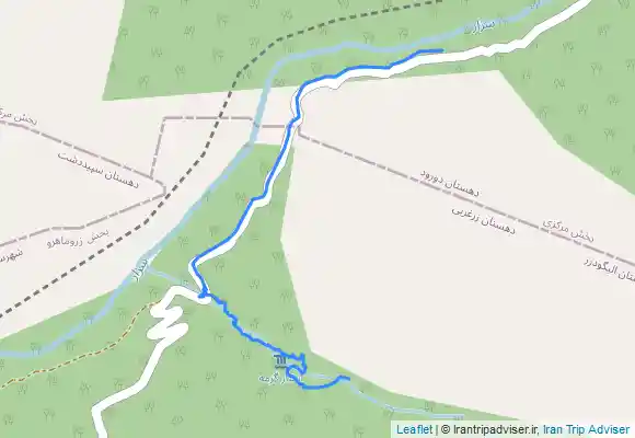 ترک جی پی اس آبشار آب گرمه (مسیر دو)