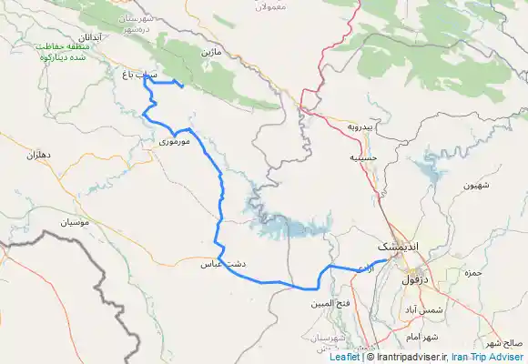 ترک جی پی اس 1402.01.12 اندیمشک - دریاچه دوقلو آبدانان