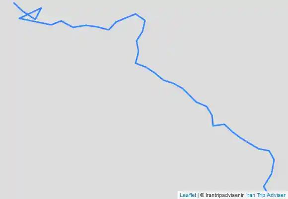 ترک جی پی اس مسیر بالای سر آبشار طامه
