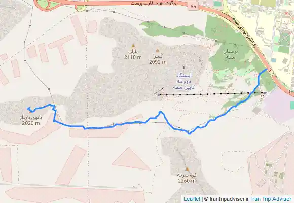 ترک جی پی اس قله دیده بان صفه