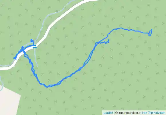 ترک جی پی اس تالاب قارون - محل کمپ به چشمه و برگشت