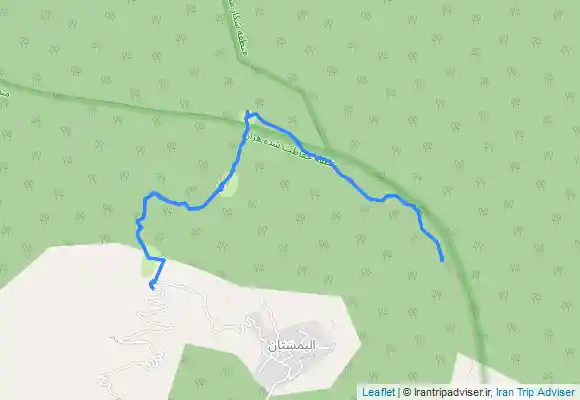 ترک جی پی اس Lahāsh -Alimestan Forestجنگل الیمستان
