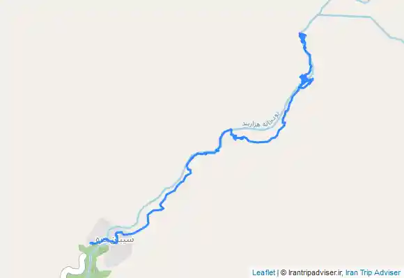 ترک جی پی اس آبشار سیبان دره - از روستای سیبان دره برغان