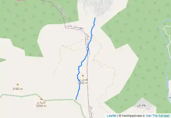 ترک جی پی اس قله حصین بن / قله اسپه رز