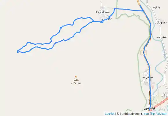 ترک جی پی اس پیمایش دره گلستان(نوژی وران)نجوبران،بیستون،کرمانشاه