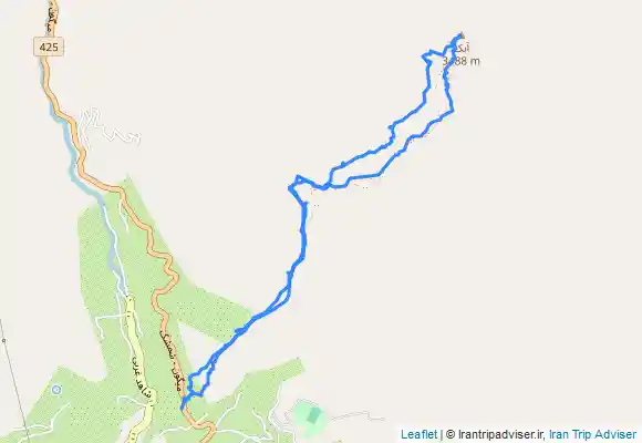 ترک جی پی اس قله آبک