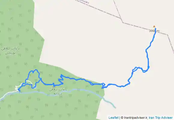 ترک جی پی اس مسیر رفت و برگشت قله دیش