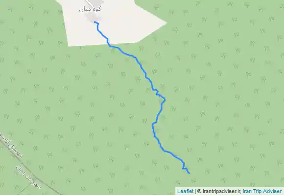 ترک جی پی اس آبشار چلم پرچین کوهمیان آزادشهر