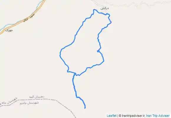 ترک جی پی اس یامان مسیر زو پیازک درکش