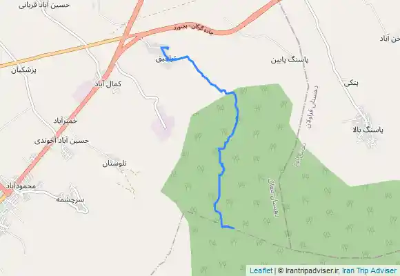 ترک جی پی اس قله نیلکوه