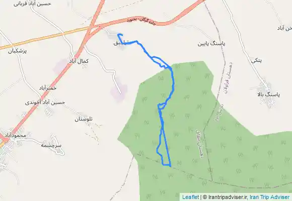 ترک جی پی اس Nillkoh peak ,Golestan province-Iran