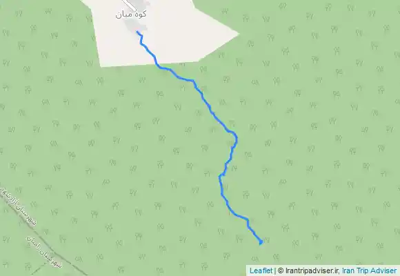 ترک جی پی اس آبشار چلم پرچین کوهمیان