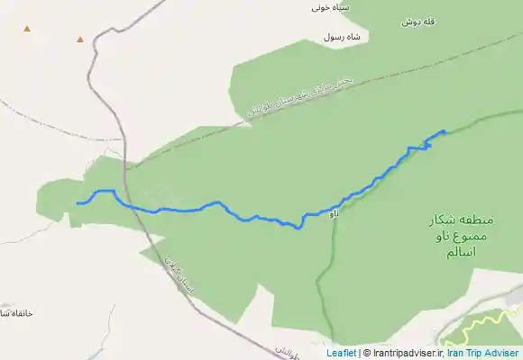 ترک جی پی اس جنگل نوردی خلخال تا اسالم