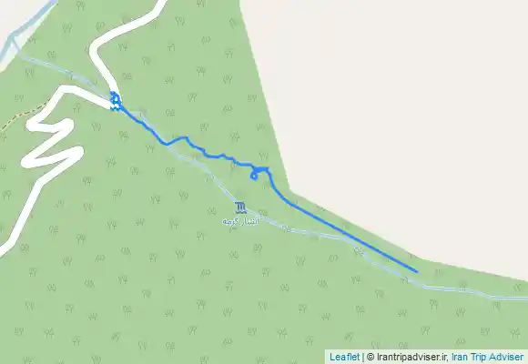 ترک جی پی اس فروداز: آبشارآبگرمه درود