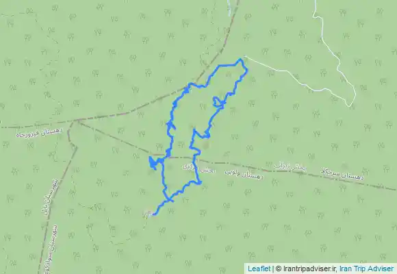 ترک جی پی اس پیمایش رود خانه ی آبشار گزو