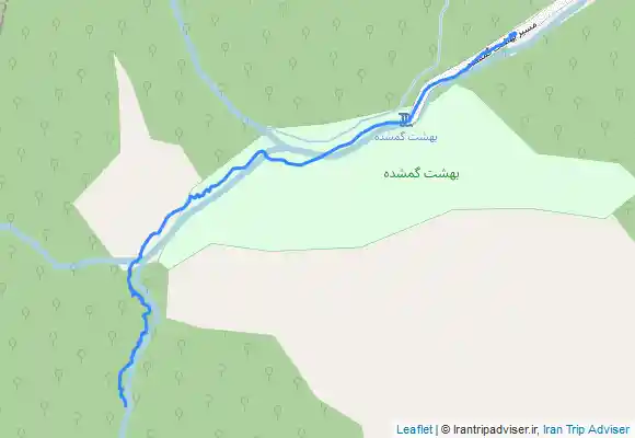 ترک جی پی اس انتهای مسیر پیاده‌روی بهشت کمشده