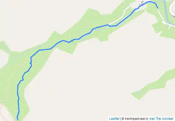 ترک جی پی اس ترک مسیر پیمایش از روستای ایگل تا آبشار اول ایگل