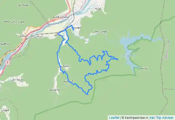 ترک جی پی اس دوچرخه سواری کوهستان مسیر شهربیجار، براگور به گردپشته (دامنه های شمالی قله درفک) MTB from Shahrebijar To GerdPosheht