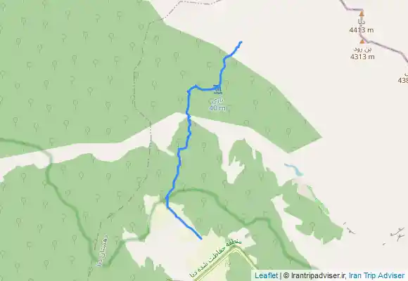 ترک جی پی اس آبشار دره ناری