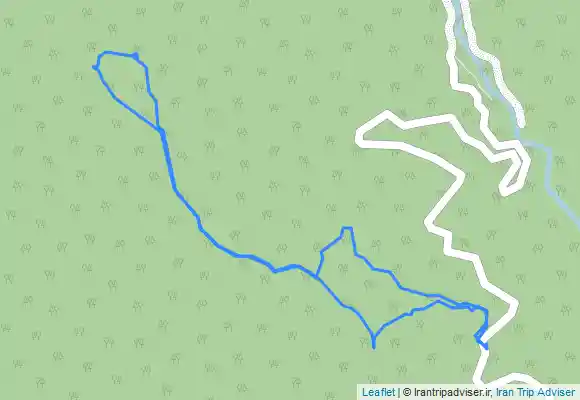 ترک جی پی اس مسیر کوهپیمایی از روستای ده گا سیاو به گمه مرخیل