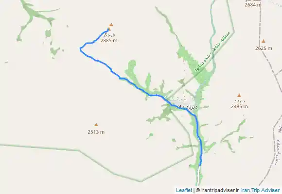 ترک جی پی اس قوچگر از دیزباد بالا