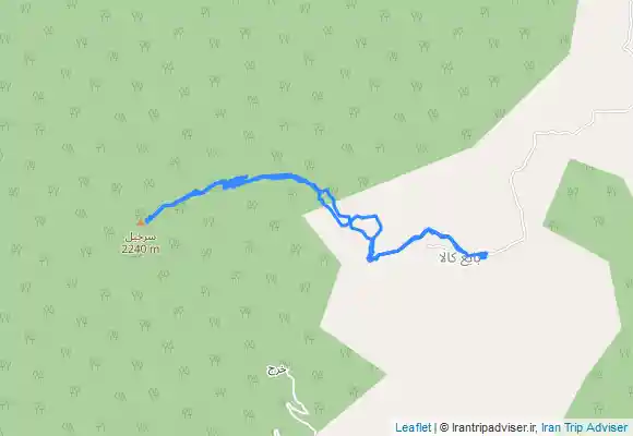 ترک جی پی اس قله سرخیل (از روستای بایعکلا)