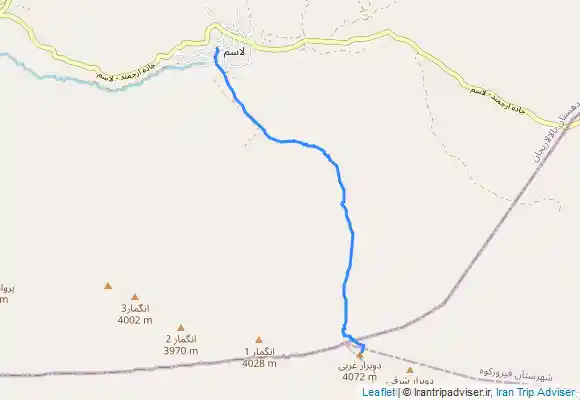 ترک جی پی اس قله دوبرار غربی