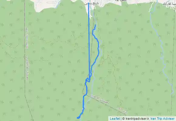 ترک جی پی اس آبشار وزان