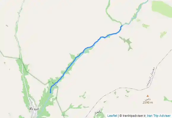 ترک جی پی اس پیمایش آبشار خرو نیشابور