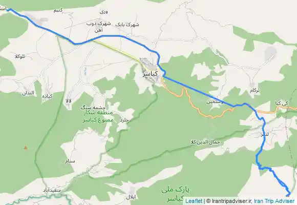 ترک جی پی اس کیاسر لنگر به شاهدژ