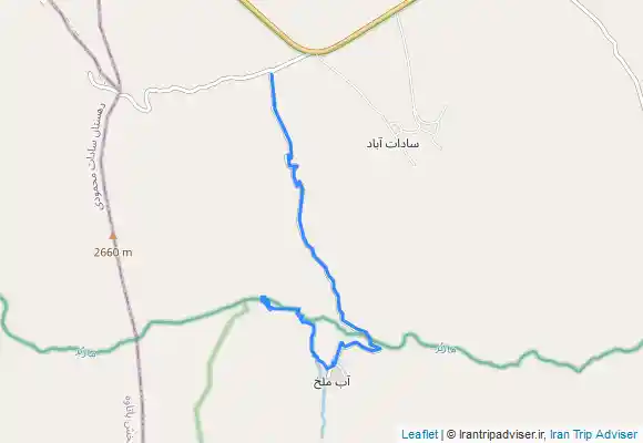 ترک جی پی اس چشمه آب ملخ