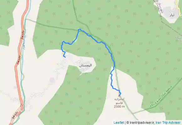 ترک جی پی اس قله امامزاده قاسم