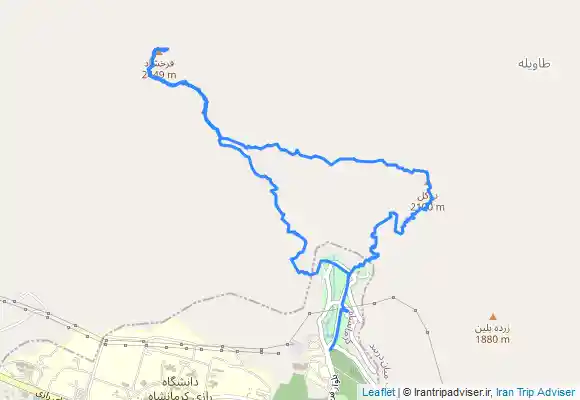 ترک جی پی اس Farokhshad peak and Dokal peak , قله فرخشاد و قله دوکل