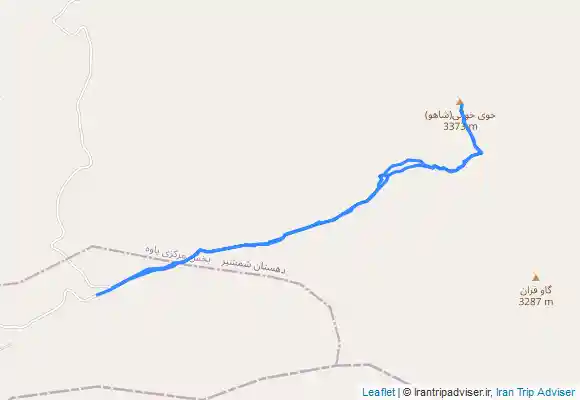 ترک جی پی اس Shaho(havi khani)قله شاهو(حوی خانی)