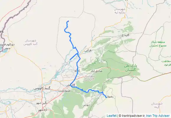 ترک جی پی اس Zīāratgāh-eh Khāled Nabī - Reẕvān