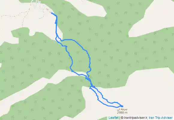 ترک جی پی اس قله سرخنی