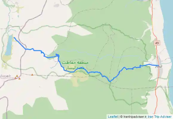ترک جی پی اس لیسار به سوباتان به دریاچه نئور -- Lisar to Subatan to Neor Lake