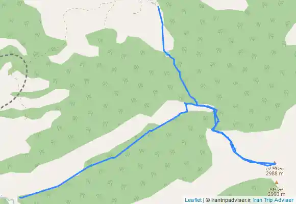 ترک جی پی اس قله سرخنی