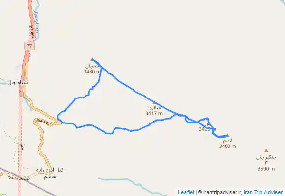ترک جی پی اس بزمچال تا لاسم