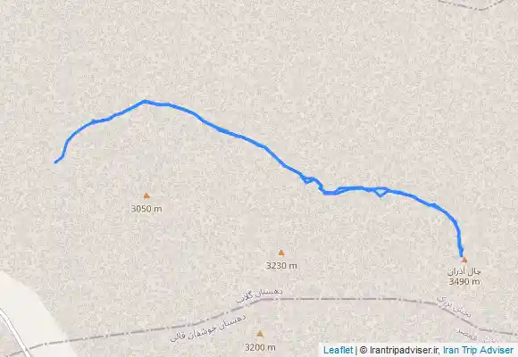 ترک جی پی اس صعود به قله چال آذران