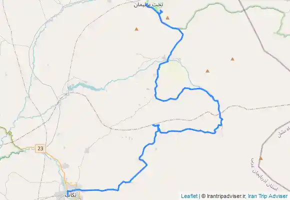 ترک جی پی اس تکاب به تخت سلیمان ۱۴۰۲/۲/۲۲