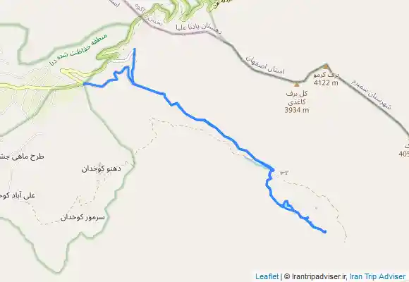 ترک جی پی اس دریاچه کوه گل ، چشمه میشی و دامنه های قله قلم ،یاسوج ،سیسخت