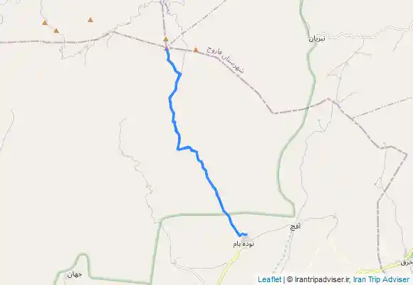 ترک جی پی اس قله شاه جهان بام خراسان شمالی