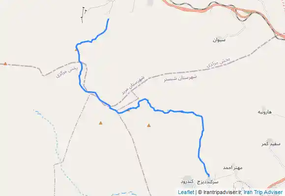 ترک جی پی اس میشو به قره بلله به آبشار سرکندیزج Misho peak to Gara balla peak to Sarkandizaj waterfall